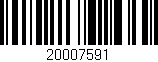 Código de barras (EAN, GTIN, SKU, ISBN): '20007591'