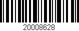 Código de barras (EAN, GTIN, SKU, ISBN): '20008628'