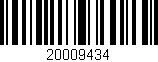 Código de barras (EAN, GTIN, SKU, ISBN): '20009434'