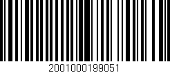 Código de barras (EAN, GTIN, SKU, ISBN): '2001000199051'