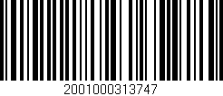 Código de barras (EAN, GTIN, SKU, ISBN): '2001000313747'