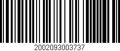 Código de barras (EAN, GTIN, SKU, ISBN): '2002093003737'