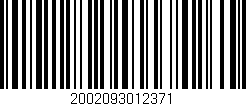 Código de barras (EAN, GTIN, SKU, ISBN): '2002093012371'