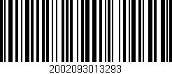Código de barras (EAN, GTIN, SKU, ISBN): '2002093013293'