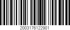 Código de barras (EAN, GTIN, SKU, ISBN): '2003176122901'