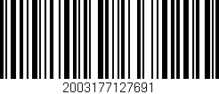 Código de barras (EAN, GTIN, SKU, ISBN): '2003177127691'