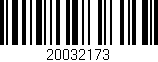 Código de barras (EAN, GTIN, SKU, ISBN): '20032173'