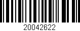Código de barras (EAN, GTIN, SKU, ISBN): '20042622'