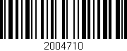 Código de barras (EAN, GTIN, SKU, ISBN): '2004710'