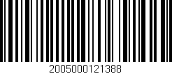 Código de barras (EAN, GTIN, SKU, ISBN): '2005000121388'