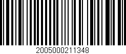 Código de barras (EAN, GTIN, SKU, ISBN): '2005000211348'