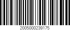 Código de barras (EAN, GTIN, SKU, ISBN): '2005000239175'