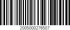 Código de barras (EAN, GTIN, SKU, ISBN): '2005000276507'