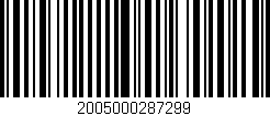 Código de barras (EAN, GTIN, SKU, ISBN): '2005000287299'