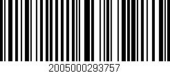 Código de barras (EAN, GTIN, SKU, ISBN): '2005000293757'