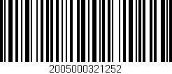 Código de barras (EAN, GTIN, SKU, ISBN): '2005000321252'