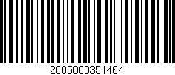 Código de barras (EAN, GTIN, SKU, ISBN): '2005000351464'
