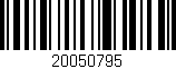 Código de barras (EAN, GTIN, SKU, ISBN): '20050795'