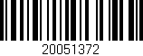 Código de barras (EAN, GTIN, SKU, ISBN): '20051372'