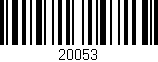 Código de barras (EAN, GTIN, SKU, ISBN): '20053'