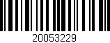 Código de barras (EAN, GTIN, SKU, ISBN): '20053229'