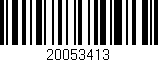 Código de barras (EAN, GTIN, SKU, ISBN): '20053413'