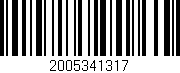 Código de barras (EAN, GTIN, SKU, ISBN): '2005341317'