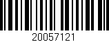 Código de barras (EAN, GTIN, SKU, ISBN): '20057121'