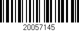 Código de barras (EAN, GTIN, SKU, ISBN): '20057145'