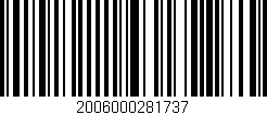 Código de barras (EAN, GTIN, SKU, ISBN): '2006000281737'