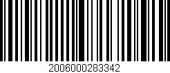 Código de barras (EAN, GTIN, SKU, ISBN): '2006000283342'