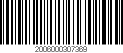 Código de barras (EAN, GTIN, SKU, ISBN): '2006000307369'