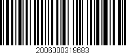Código de barras (EAN, GTIN, SKU, ISBN): '2006000319683'