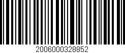 Código de barras (EAN, GTIN, SKU, ISBN): '2006000328852'