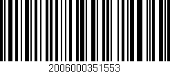 Código de barras (EAN, GTIN, SKU, ISBN): '2006000351553'
