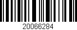 Código de barras (EAN, GTIN, SKU, ISBN): '20066284'