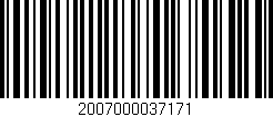 Código de barras (EAN, GTIN, SKU, ISBN): '2007000037171'