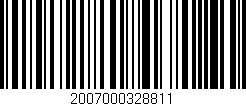 Código de barras (EAN, GTIN, SKU, ISBN): '2007000328811'