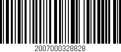 Código de barras (EAN, GTIN, SKU, ISBN): '2007000328828'