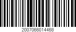 Código de barras (EAN, GTIN, SKU, ISBN): '2007066014468'