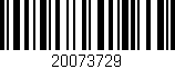 Código de barras (EAN, GTIN, SKU, ISBN): '20073729'