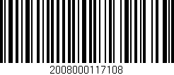 Código de barras (EAN, GTIN, SKU, ISBN): '2008000117108'