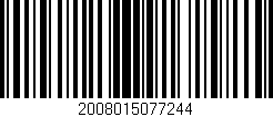 Código de barras (EAN, GTIN, SKU, ISBN): '2008015077244'