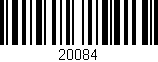 Código de barras (EAN, GTIN, SKU, ISBN): '20084'
