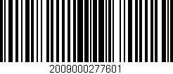 Código de barras (EAN, GTIN, SKU, ISBN): '2009000277601'