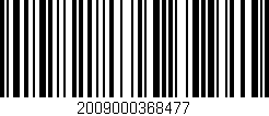 Código de barras (EAN, GTIN, SKU, ISBN): '2009000368477'