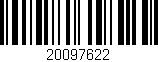Código de barras (EAN, GTIN, SKU, ISBN): '20097622'