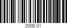 Código de barras (EAN, GTIN, SKU, ISBN): '200B.01'