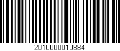 Código de barras (EAN, GTIN, SKU, ISBN): '2010000010884'