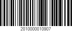 Código de barras (EAN, GTIN, SKU, ISBN): '2010000010907'